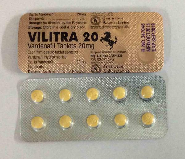 レビトラジェネリック　Vilitra (ビリトラ) 20mg